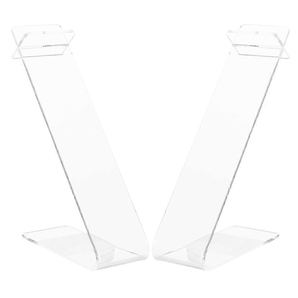 Shoe Display Stand Acrylic Shoe Holder for Storage Use 8Pcs Set