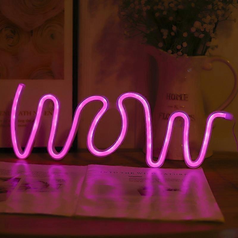 WOW Shape LED Neon Light