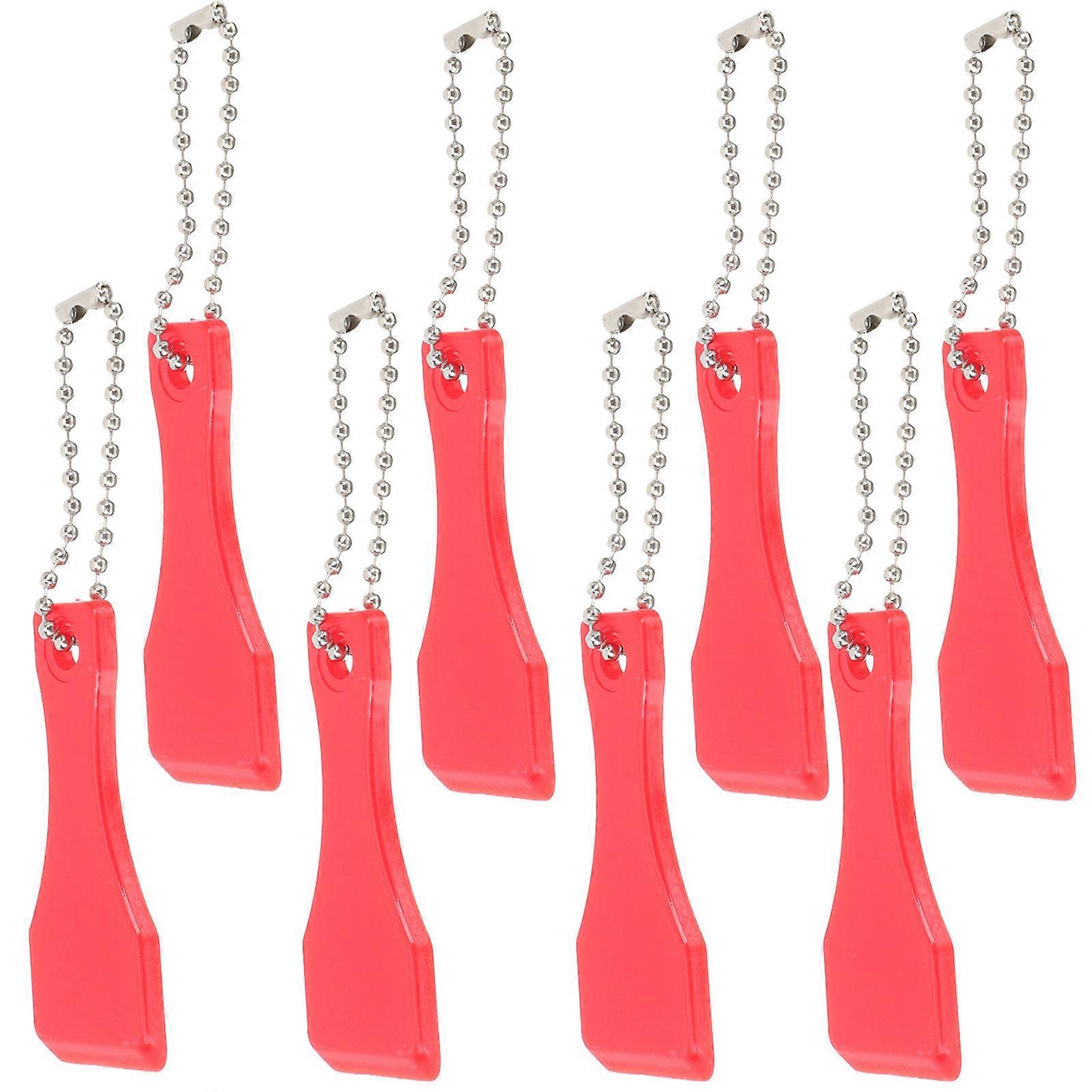 Small Keychains for Scraping 30Pcs Red Portable