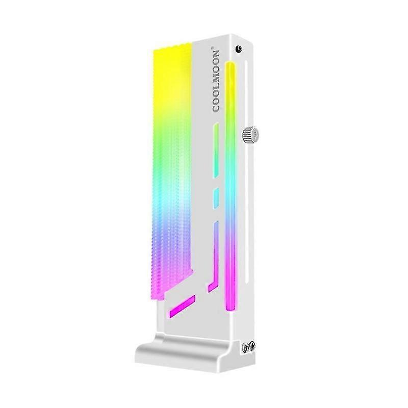 Coolmoon Led Gpu Holder Graphics Card Bracket Rgb Vertical Graphic Card Holder