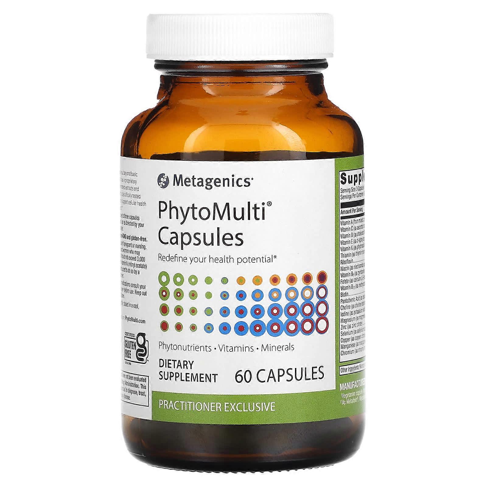 Metagenics, PhytoMulti, 60 kapslar