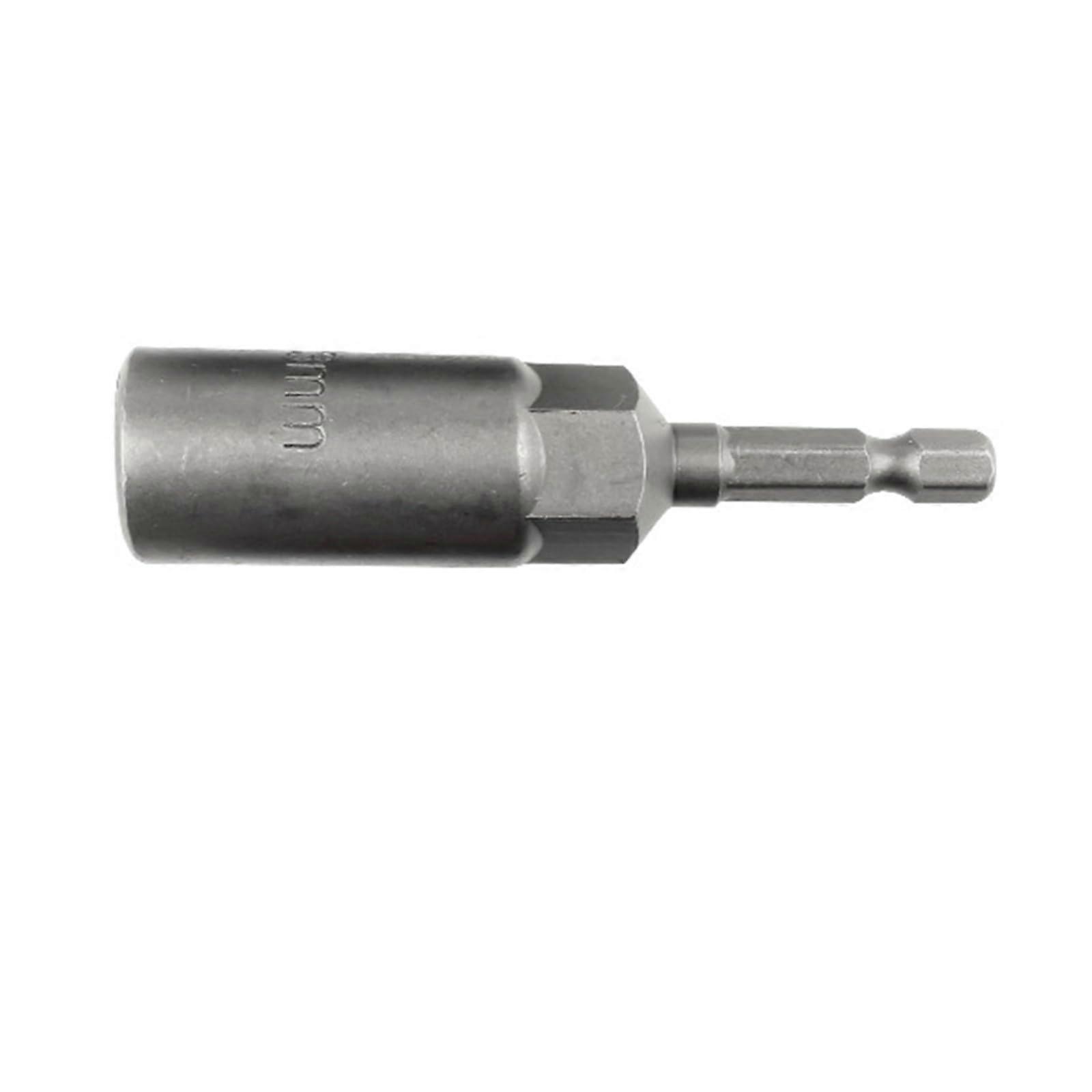 Hardened Steel Nut Driver Bit Set 5.519mm With Hexagonal Drill Adapter For Professional DIYer Use Anticorrosion Tool