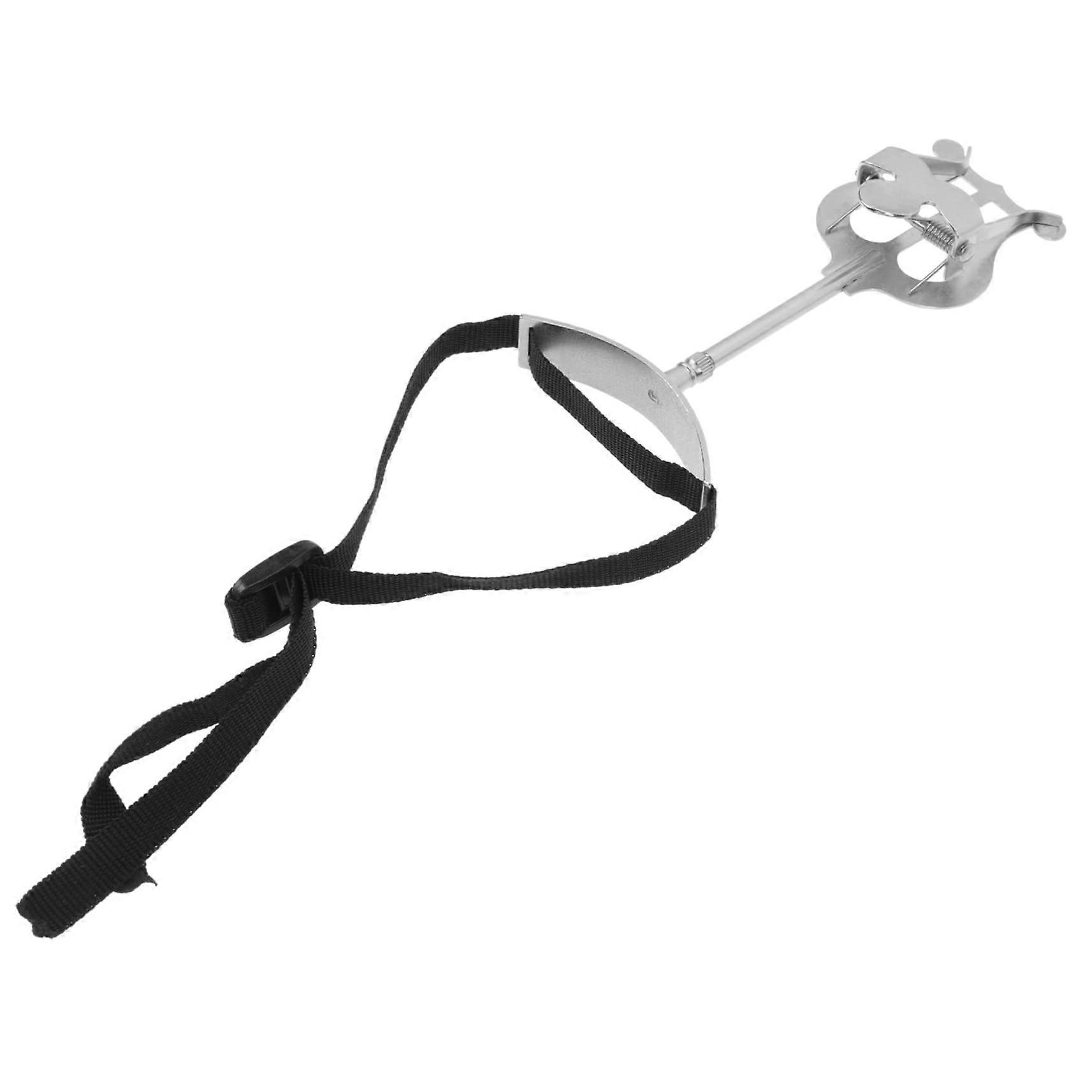 Music Sheet Holder Adjustable Slide Clamp Tenor Horn Notation Clip Portable For Marching Sturdy Metal Stand