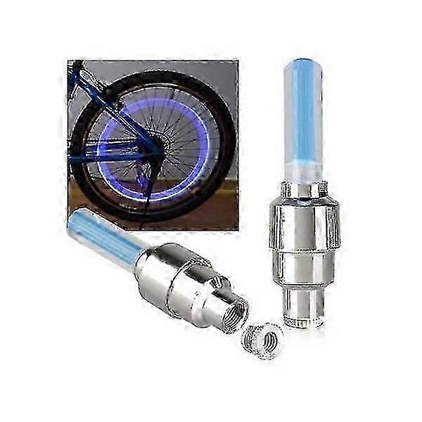 2025   2-Pack Luminous Bicycle/Moped/Wheel valve Blue