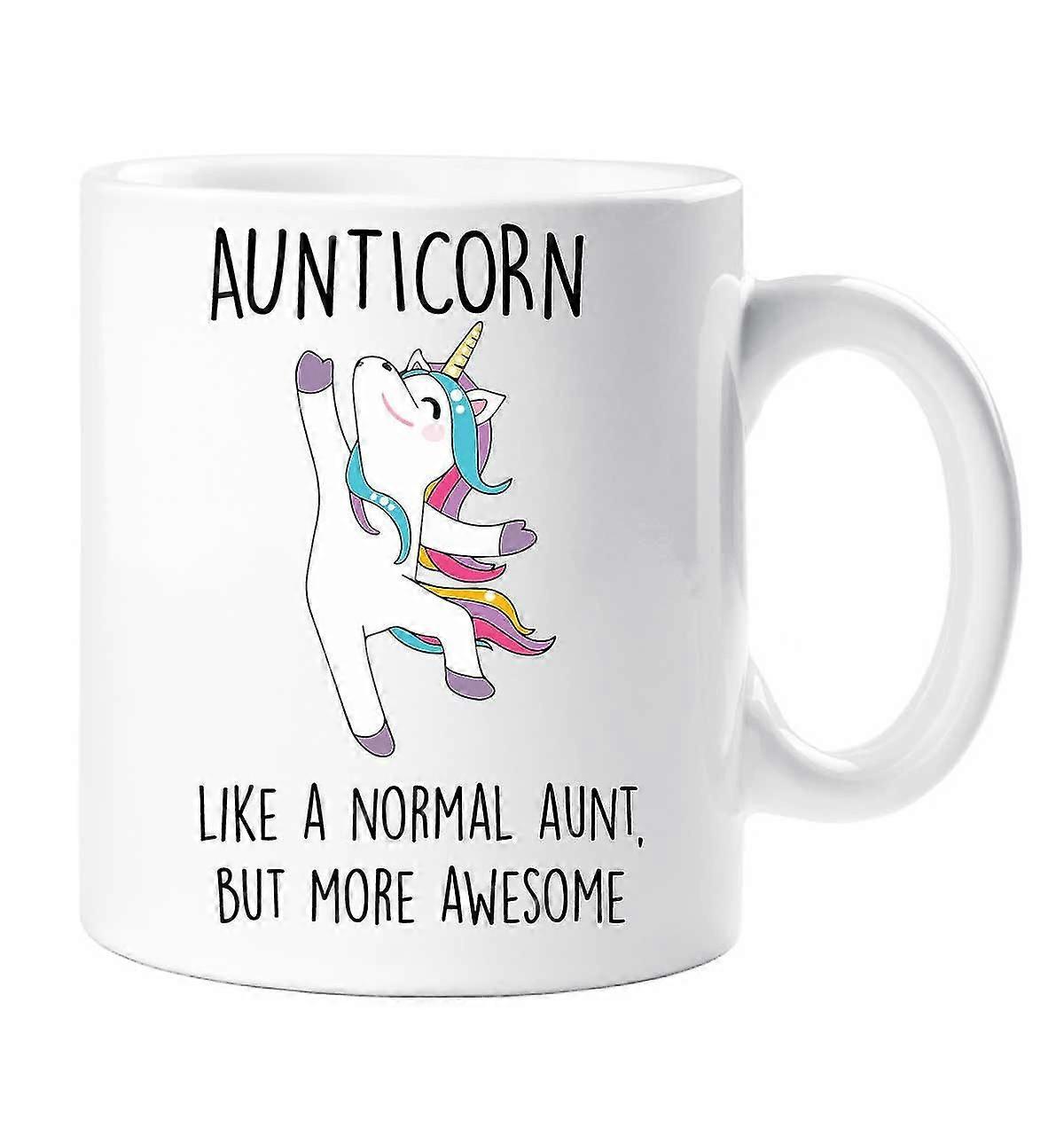 Unicorn mug, white