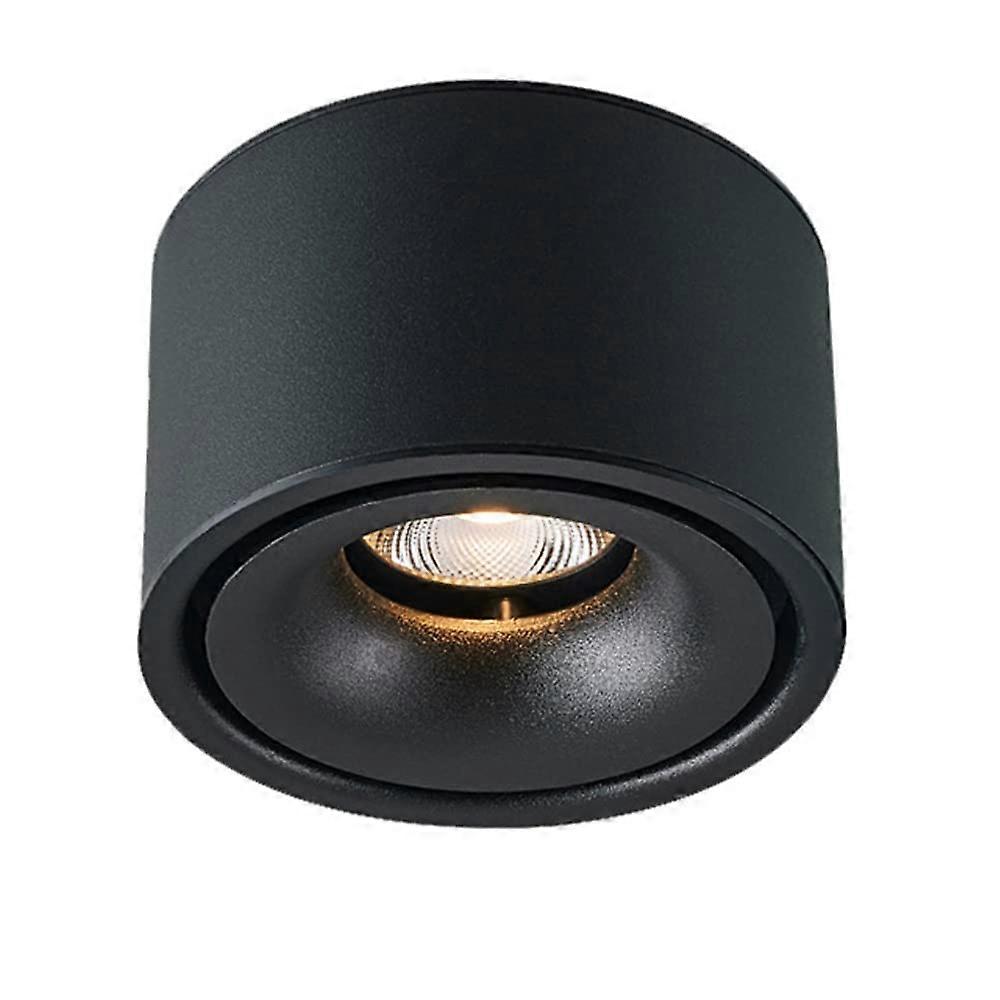 LED Downlights Round Ceiling Mounted, Baffle Trim, 5W/7W/12W, 90260V Daylight