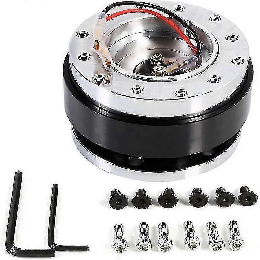 Quick Release Steering Wheel Hub 6 Hole Universal Fit 1 Piece