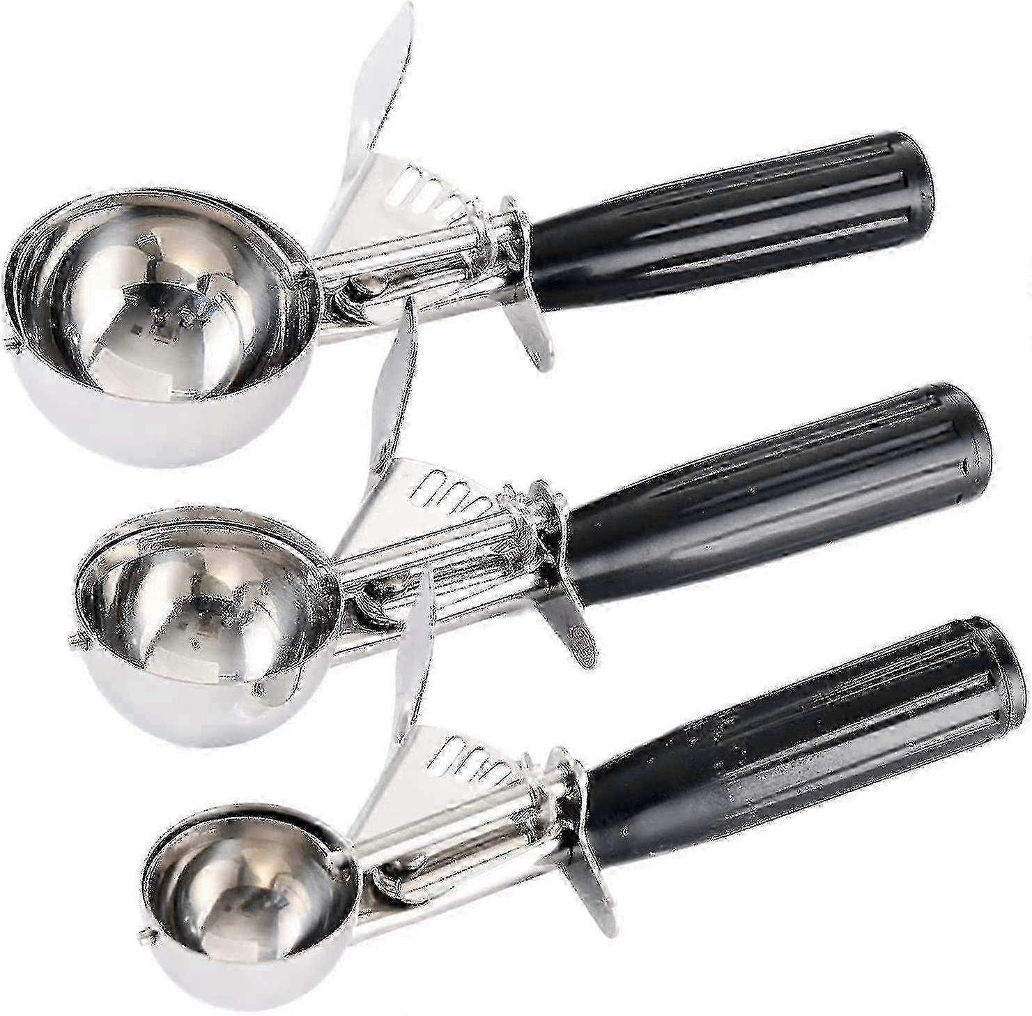 Ice Cream Scoop with Stainless Steel Head - Trigger Release for Easy Serving