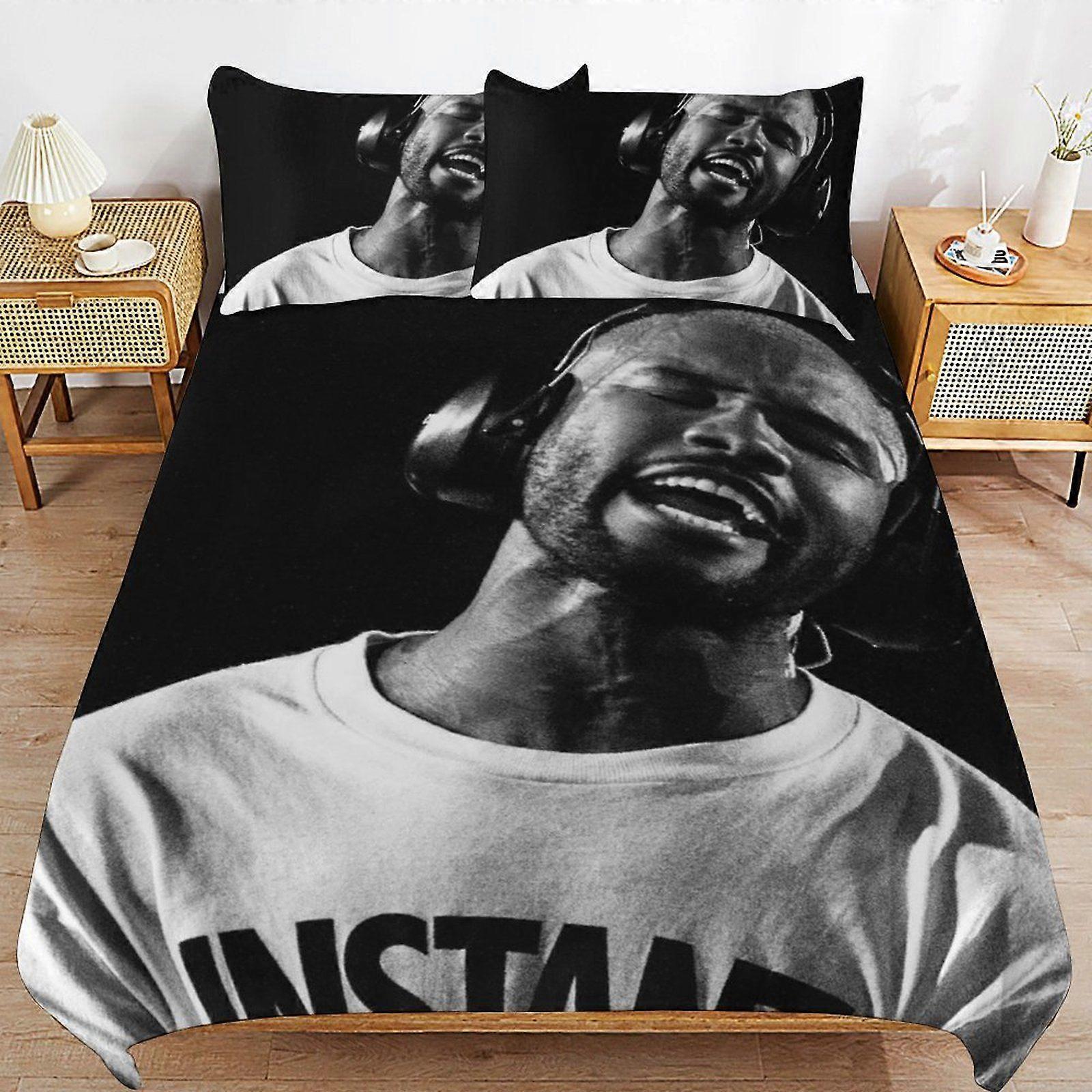 u66 Frank Ocean Flexible Fit Bedding Ready Stitch Line Wrinkle Free Soft Zipper Duvet Cover Sets Use Case n66