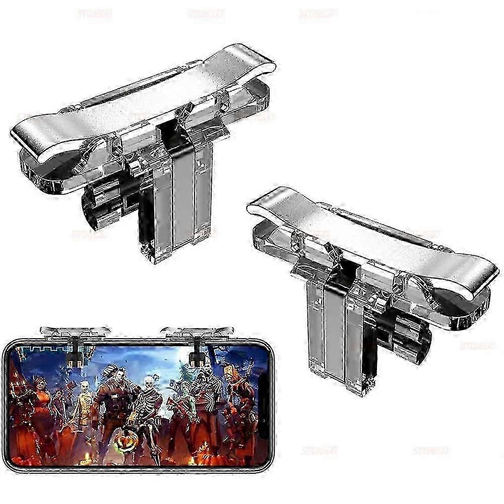 Mobile Game Controller Game Trigger für PUBG / Fortnite / Call of Duty, Shooter Sensitive Controller Joysticks Aim & Fire Trigger