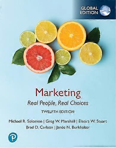 Marketing Real People Real Choices  Global Edition by Elnora Stuart Paperback