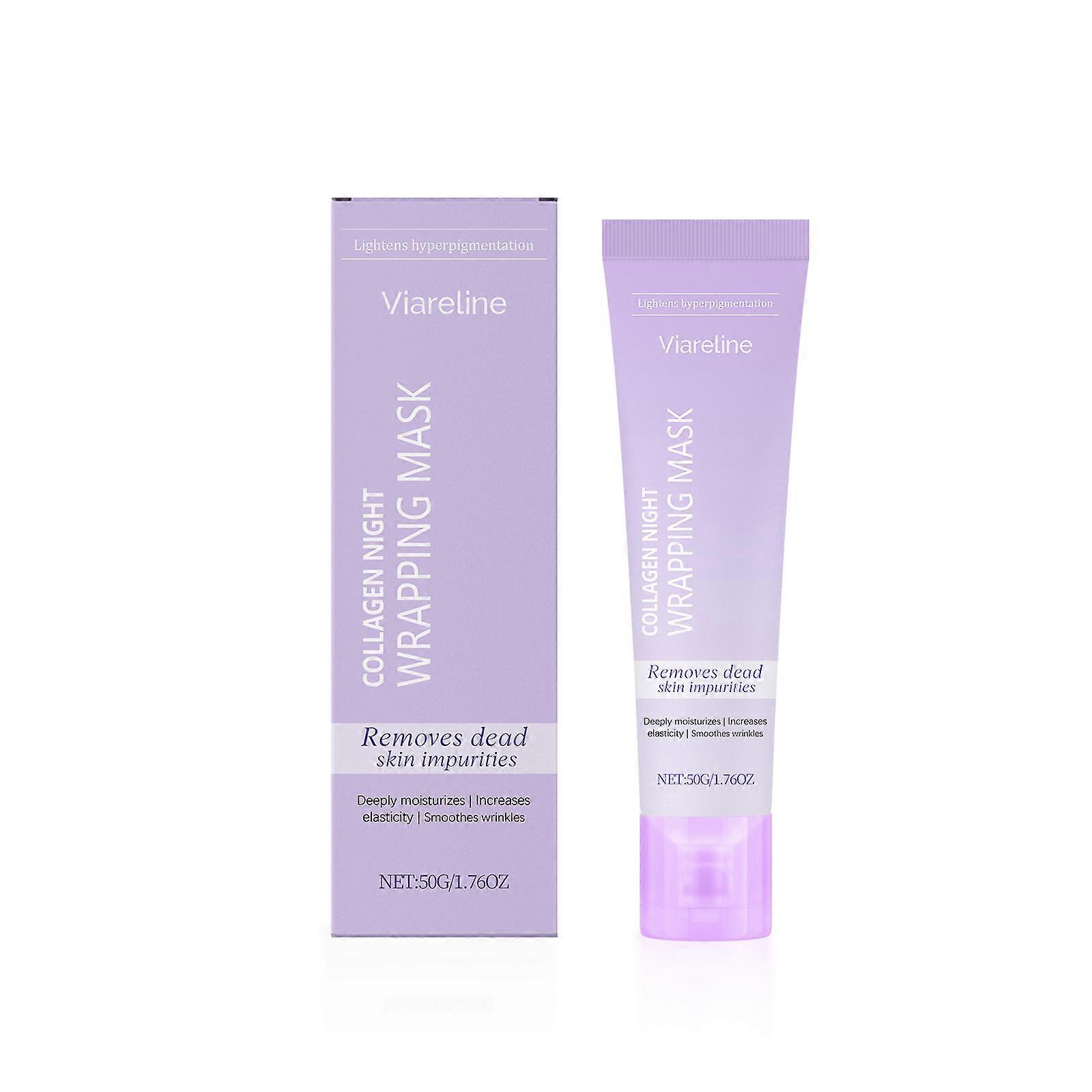 Viareline Collagen Peel-Off Mask Gently Cleanses The Face, Moisturizing, Making The Skin Smooth, Delicate And Elastic
