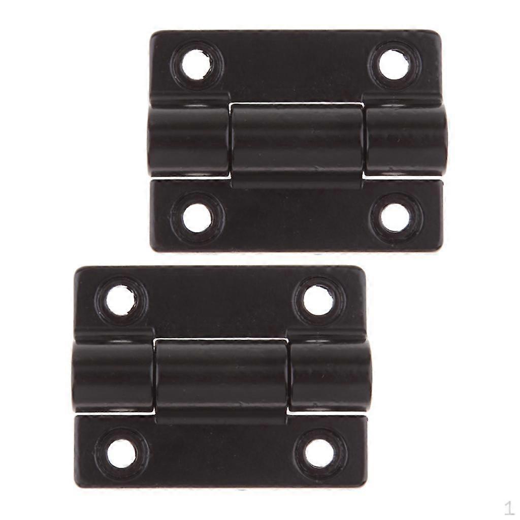 2 5 X 34mm 4Countersunk Holes Adjustable Hinge Black
