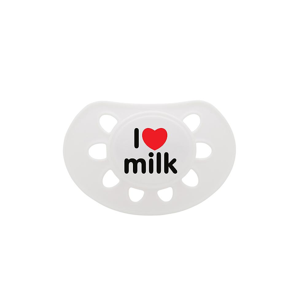 I Love Milk Dummy - White