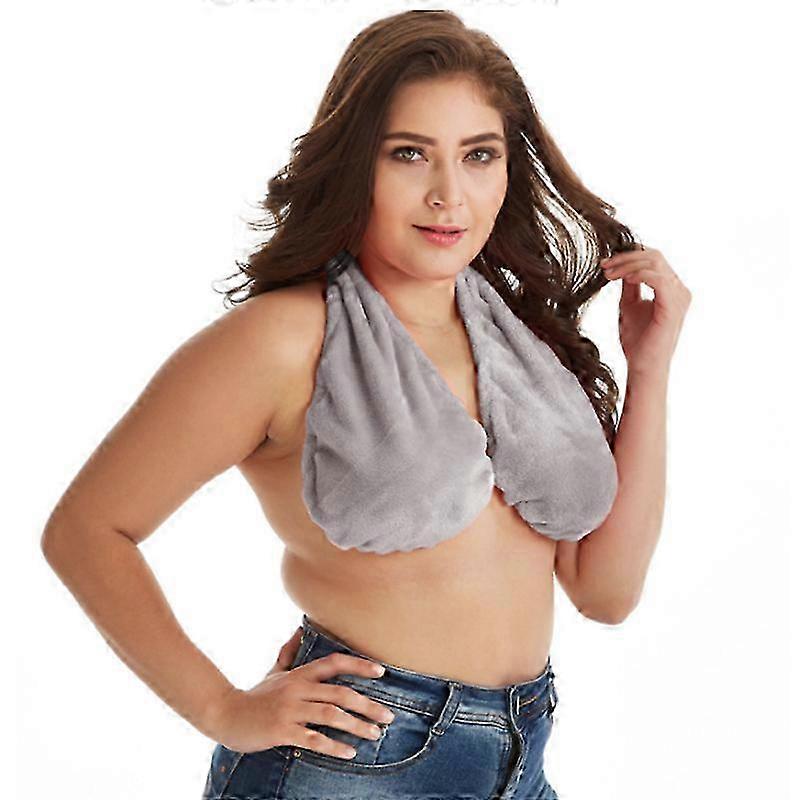 Swimming towel for women - Water-absorbent halter breast wrap with coverage