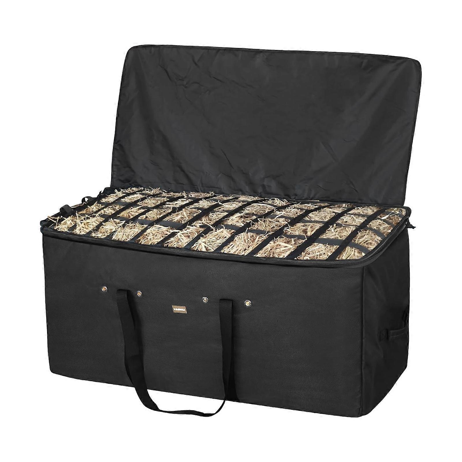 Extra Large Horse Feeding Bag With Slow Feeder And Triple Stitched For Durability Multicolor