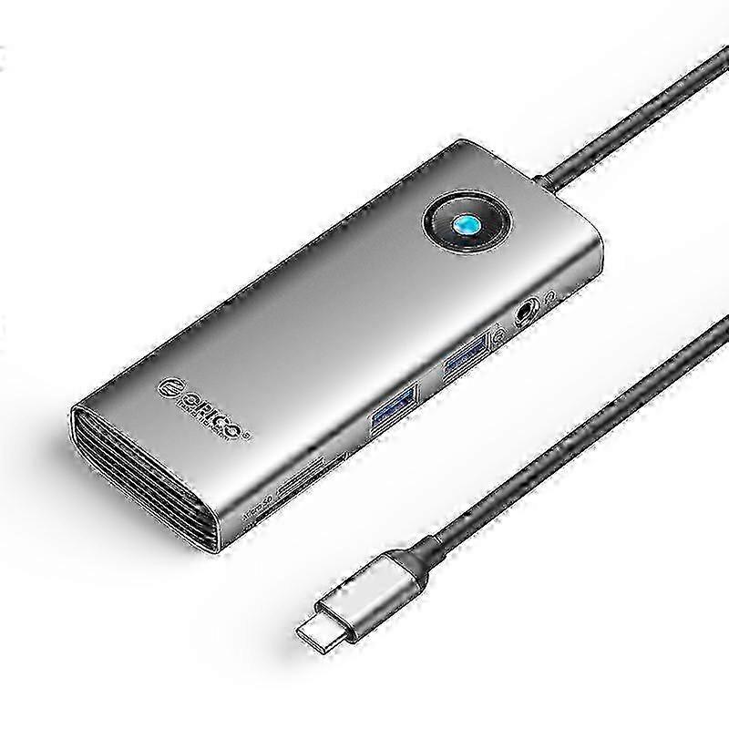 ORICO PW11-8PM Type-C / USB-C 8-in-1 5Gbps Multifunction Docking Station Card Reader