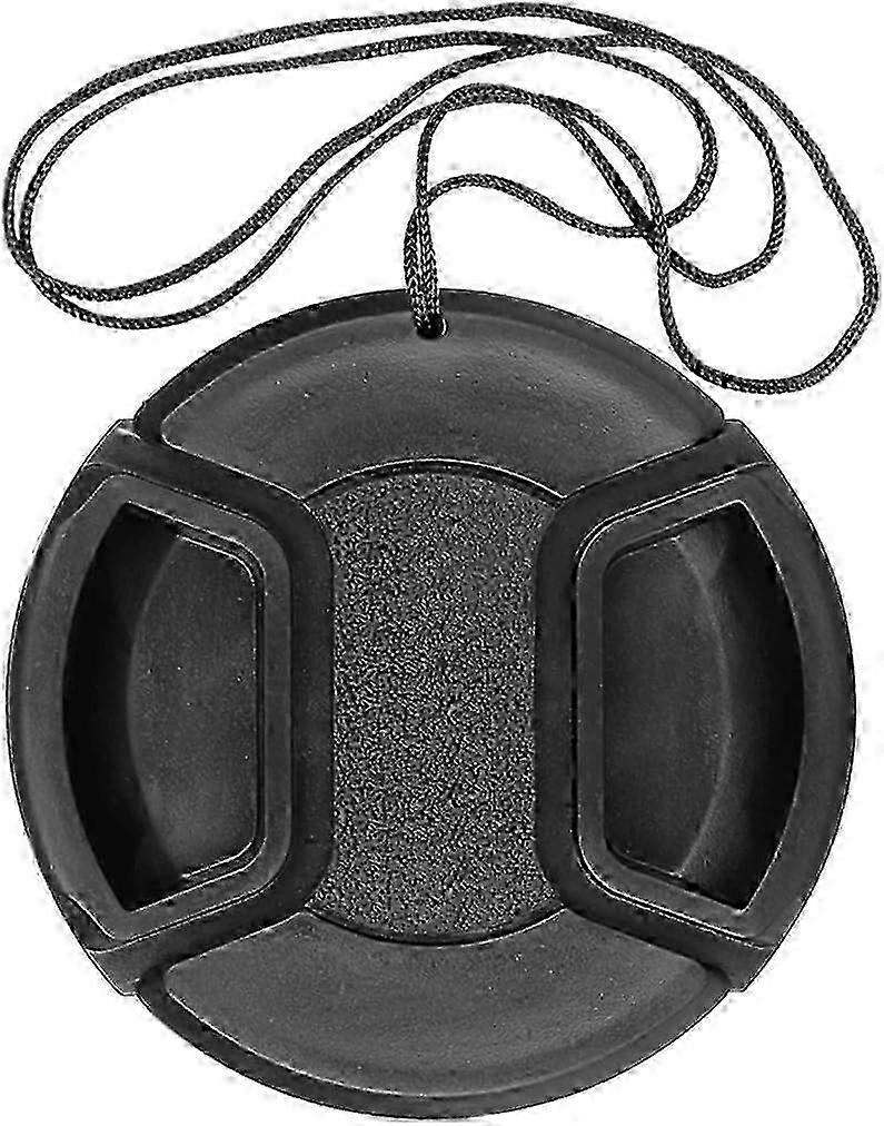 Lens Cap, Universal Camera 52mm Lens Cap Centre Clip with Lens Cap Belt Hole Bundle