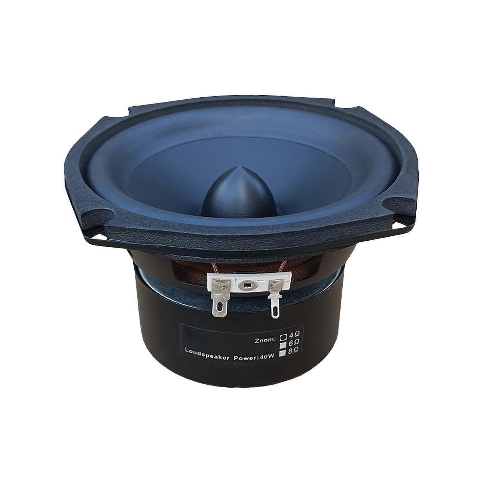 High Performances 5.25" Square Bass Speaker HiFi Tuned Design Metal Structure For Music Studio Multicolor