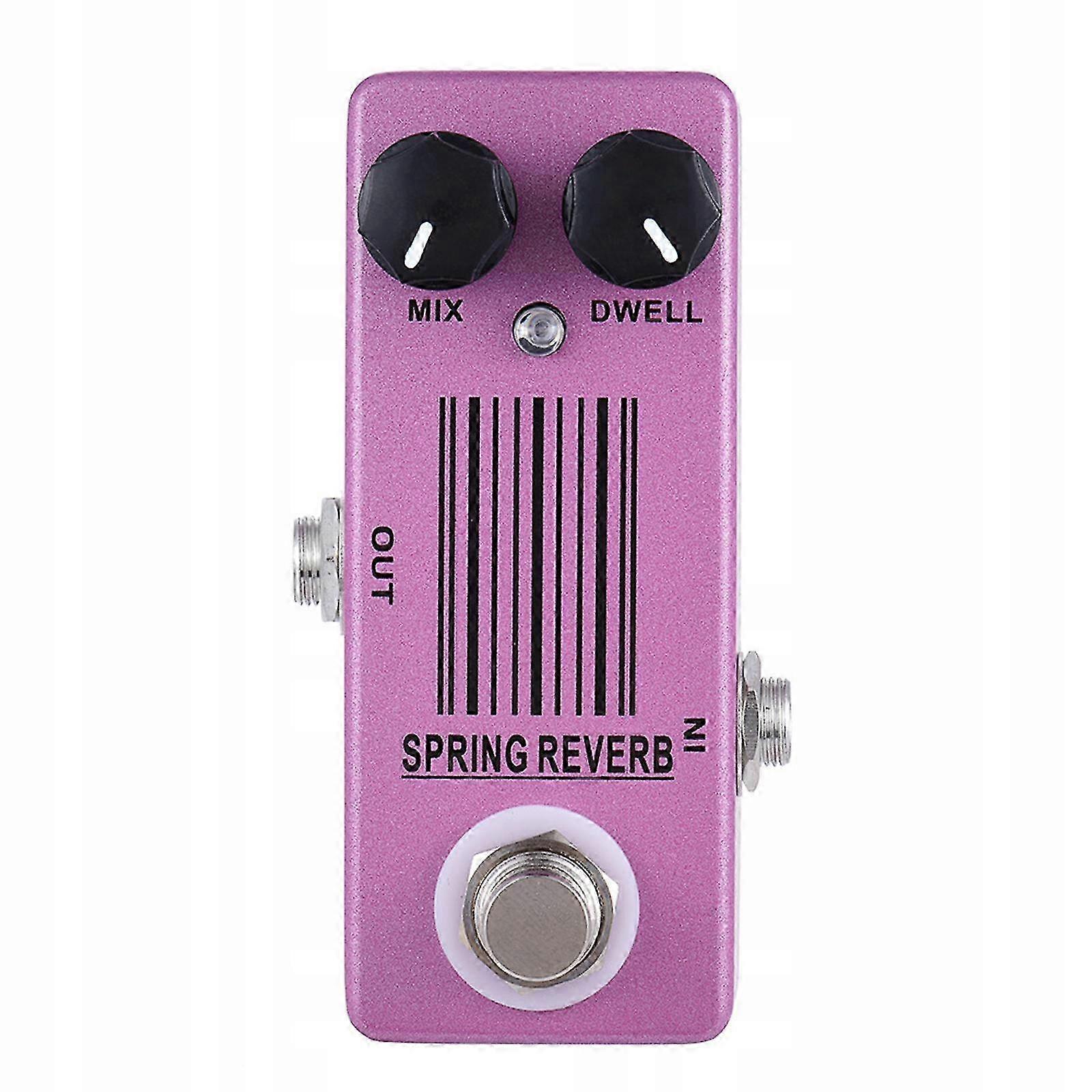 Spring Reverb Guitar Effect Pedal Mini Metal Case