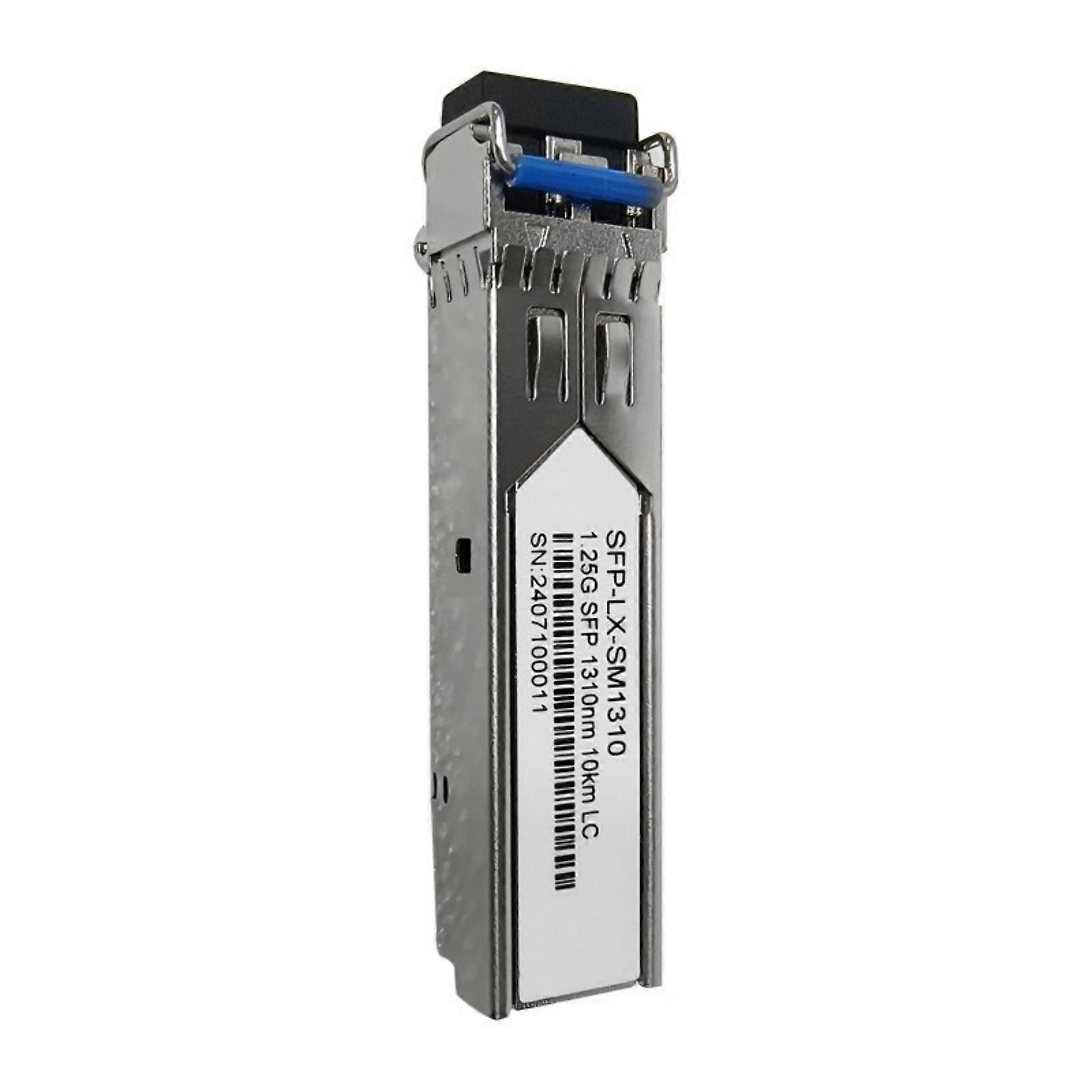 Gigabit Ethernet 1.25G SFP Module Supporting Hot Swappable Design and Low Power Consumption Multicolor