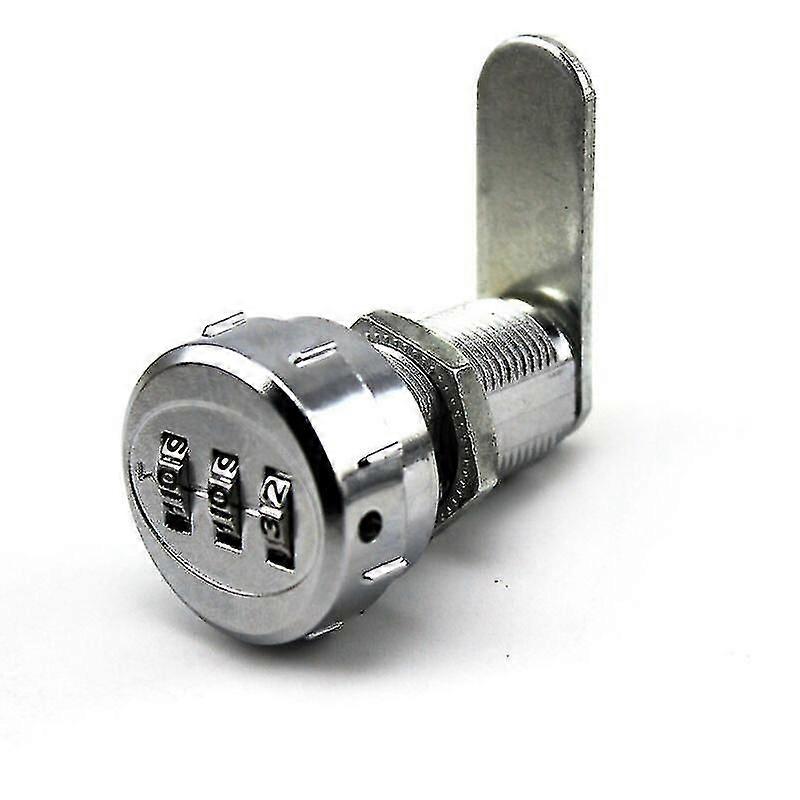 Code Lock Coded Cabinet Drawer Lock Digital Mechanical 3 Digit Combination Code Zinc Alloy For Cabinet Cupboard Drawer Mailbox