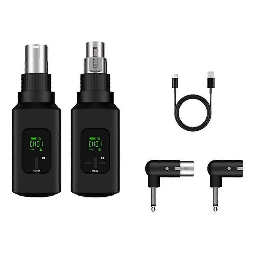 Professional Wireless Microphone Converter Wireless System for Guitar XLR Transmitter and Receiver Dynamic Microphone B