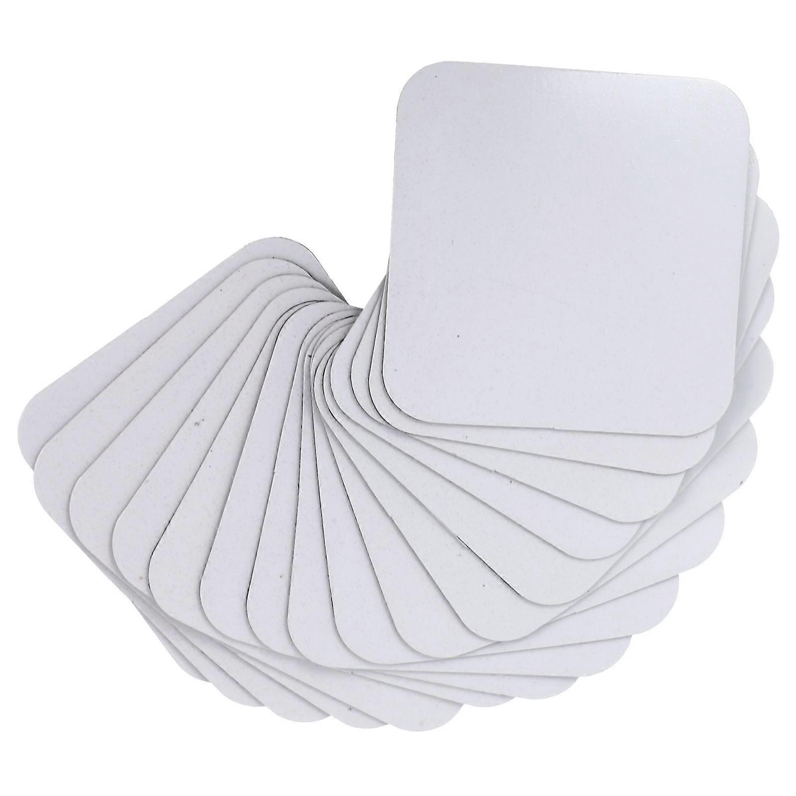 Sublimation Blank Magnet 16Pcs White Pearl Blank Magnet for Home Use Versatile Usage