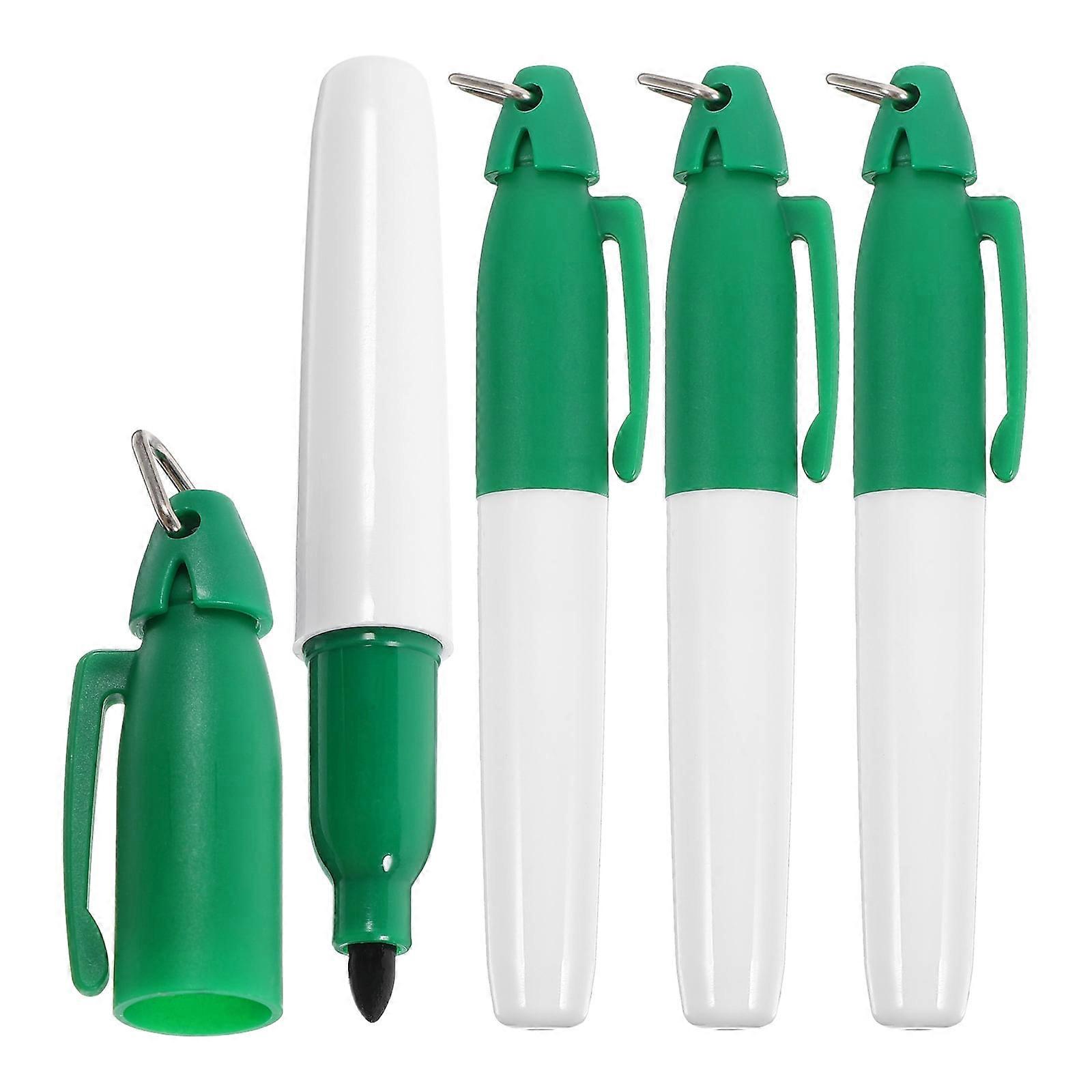 Golf Tools Accessories Liner Drawing Marking Marker Pen String Iron Hook Abs 4 Pcs