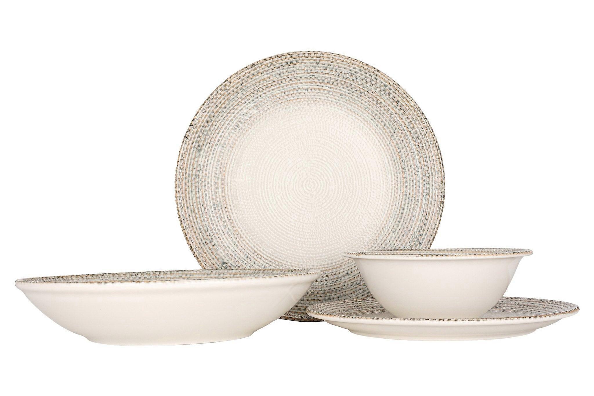 By Bone Dinnerware Set (Large) - Misis - 24 pieces - 6 persons - Porcelain
