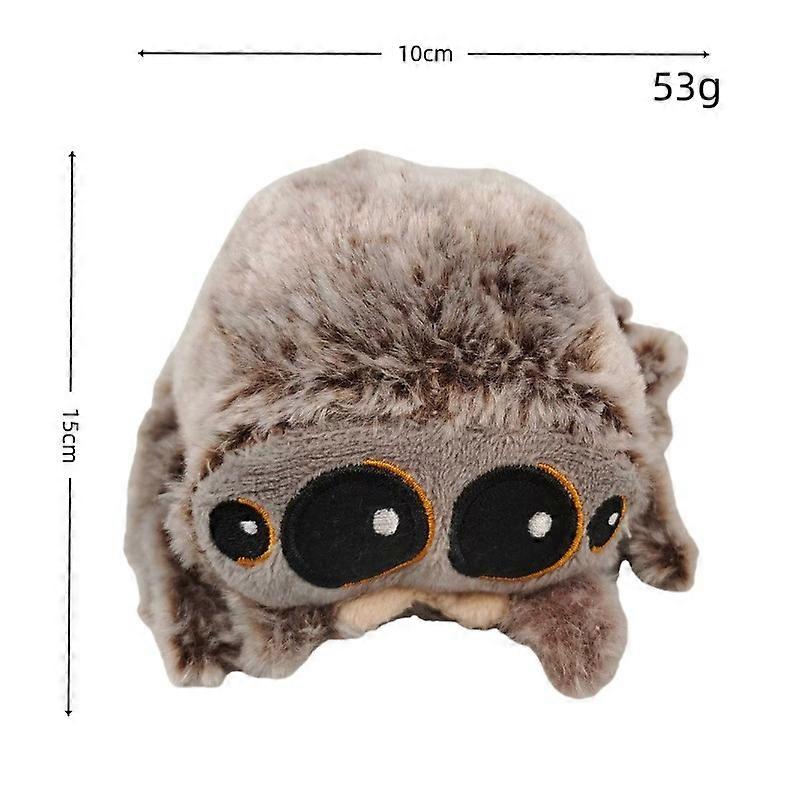 Super strong magnetic plush toy for sitting on shoulders, spider and lizard, cute plush.