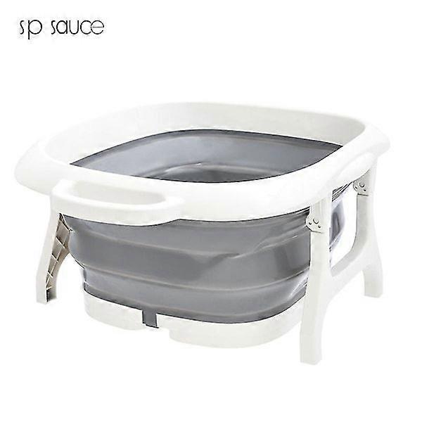 Collapsible sink with drain plug, foldable sink, kitchen storage box