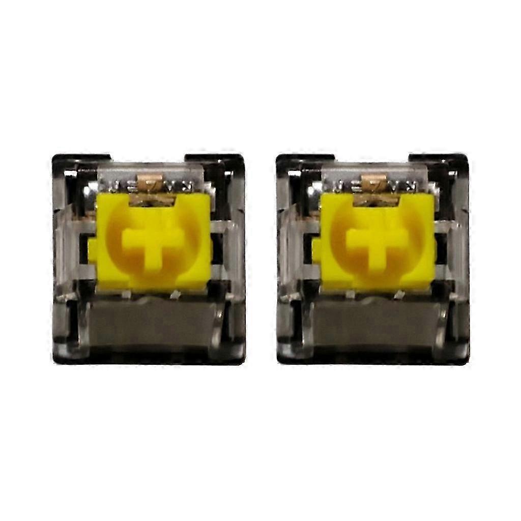 2Pcs RGB Yellow Axis Switches for Razer Blackwidow V3 Pro Gaming Keyboards Cross Shaft Switch for Mechanical Keyboard