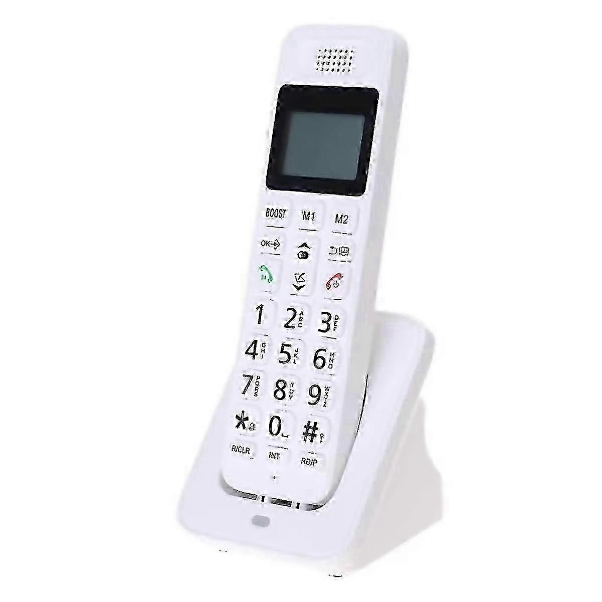 w For D1018 Home Handheld Digital Wireless Telephone Euplug White