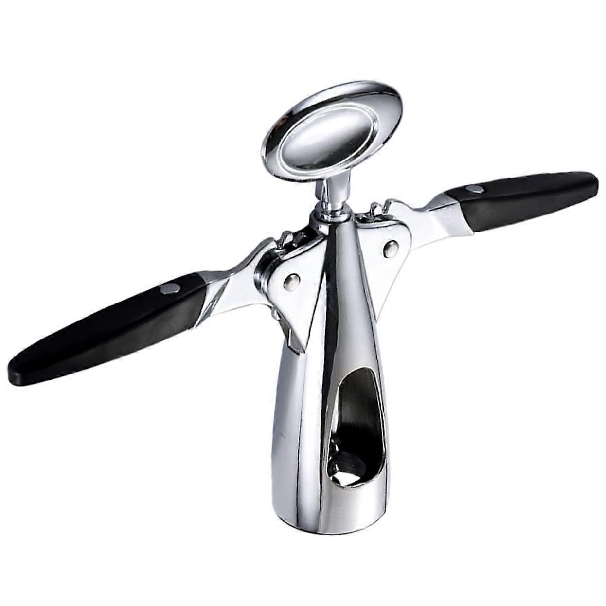 Zinc Alloy Wine and Beer Bottle Opener with Corkscrew Easy Grip for Arthritic Hands