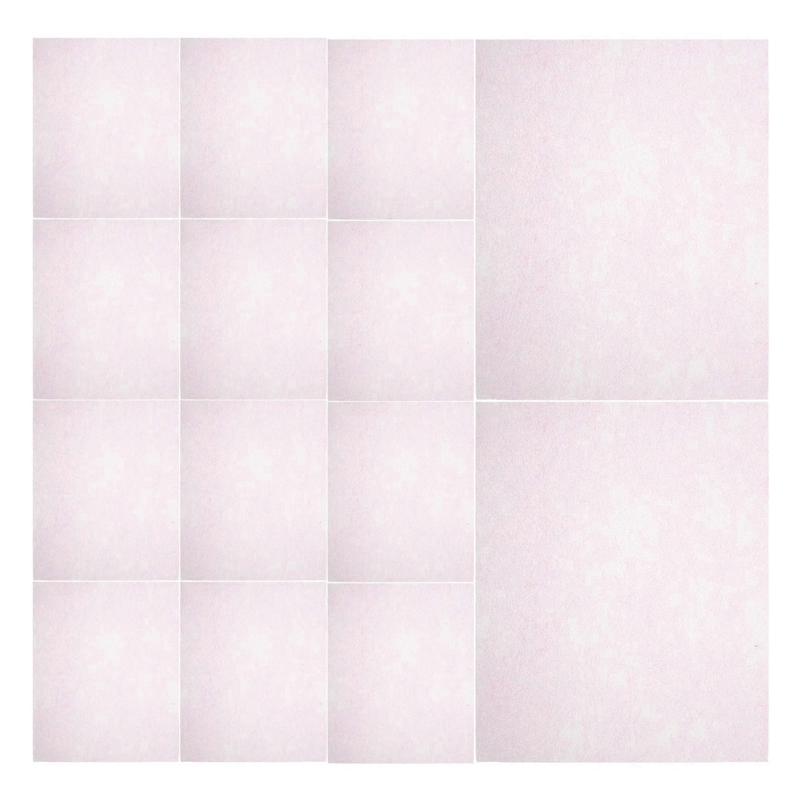 Durable Nail Vacuum Filter Paper Dust Collector Sheets 200Pcs Pink