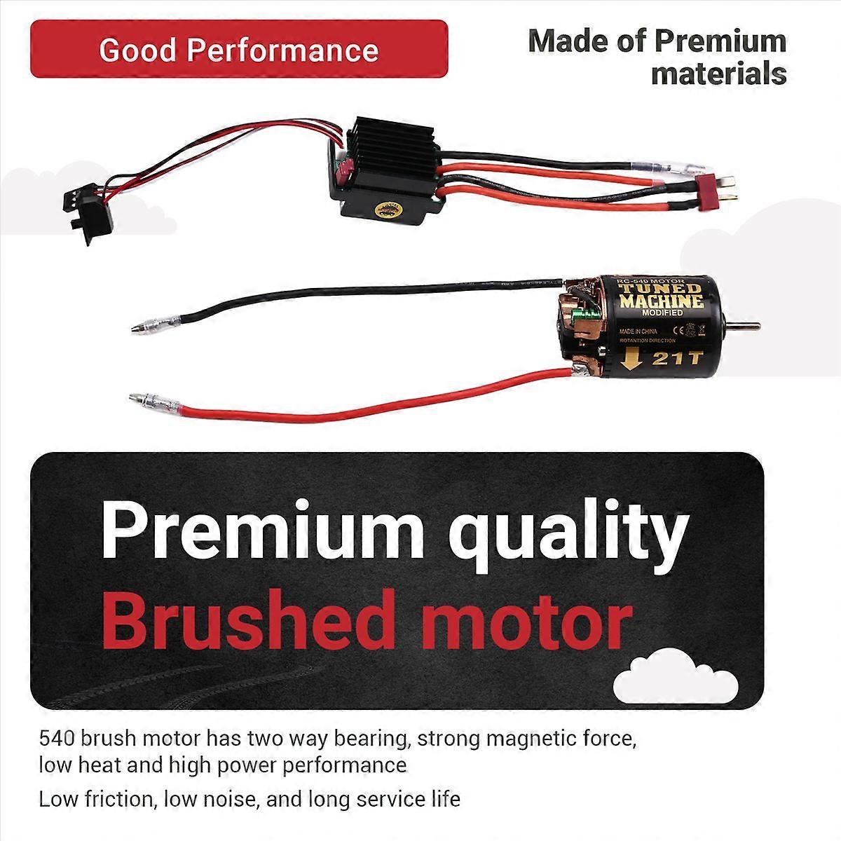 540 Brushed Motor 21T ESC Speed Control Combination Set