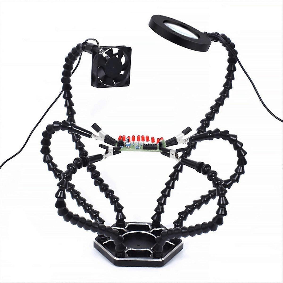 Third Hand Soldering PCB Holder Tool Helping Hands Crafts Hobby B