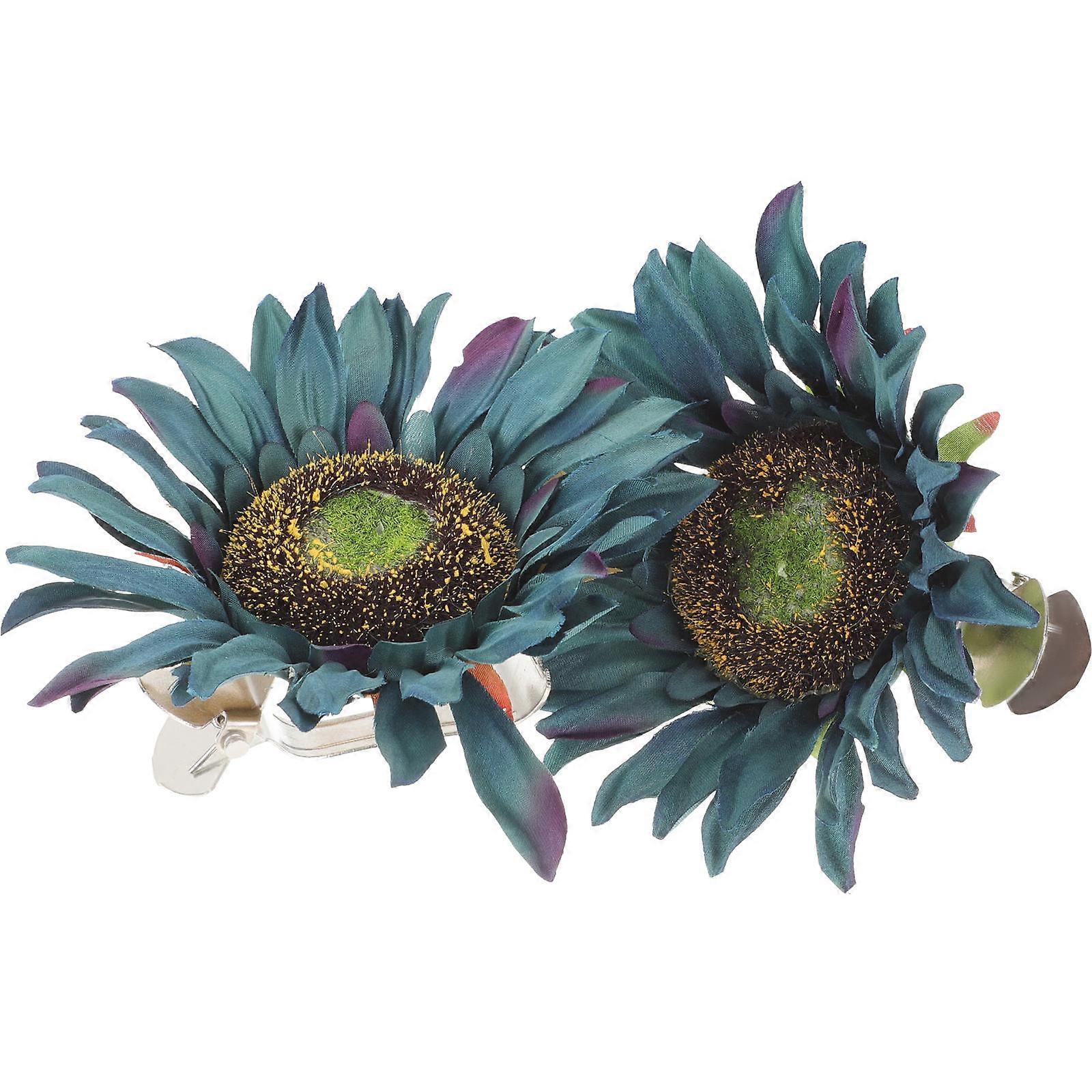 2pcs Sunflower Curtain Holdbacks Tiebacks Clips Binding Clips