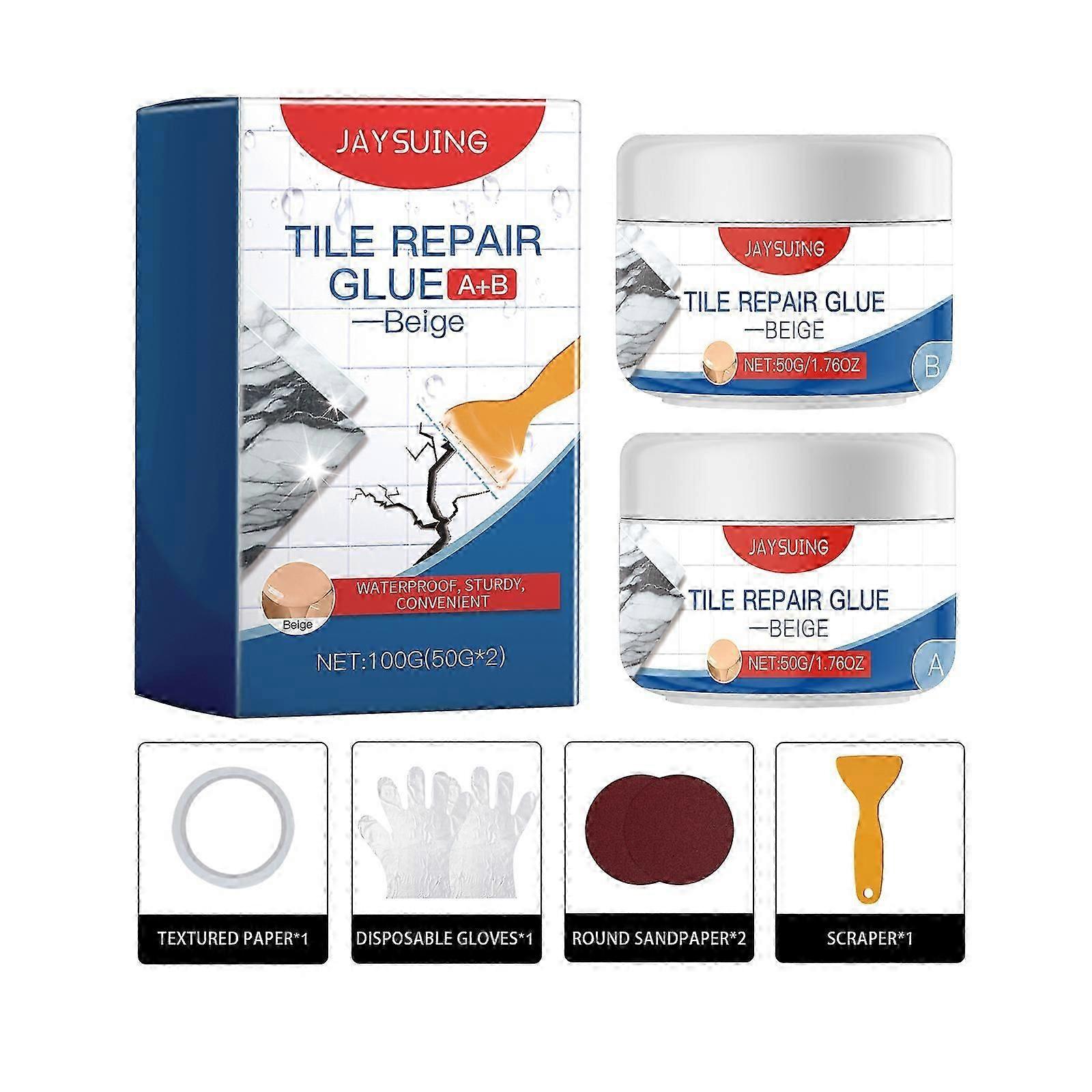 Waterproof Tile Repair Adhesive provides exceptional bonding strength