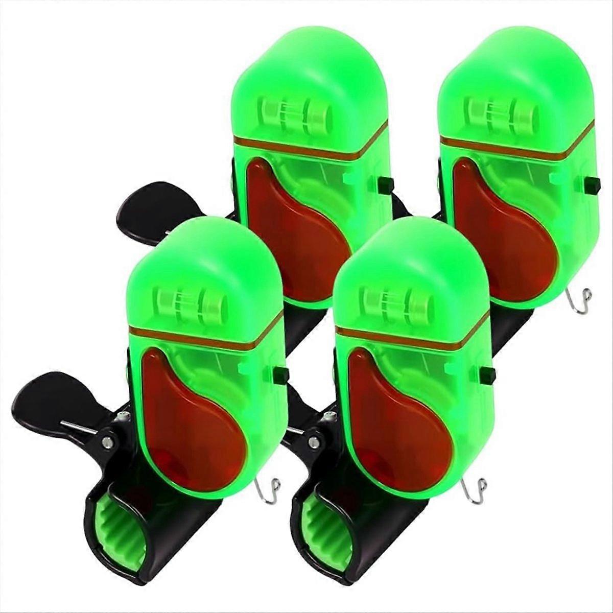Fishing Bite Alarm with LED Light,Fish Bite Alarm Sound Bite 4PCS