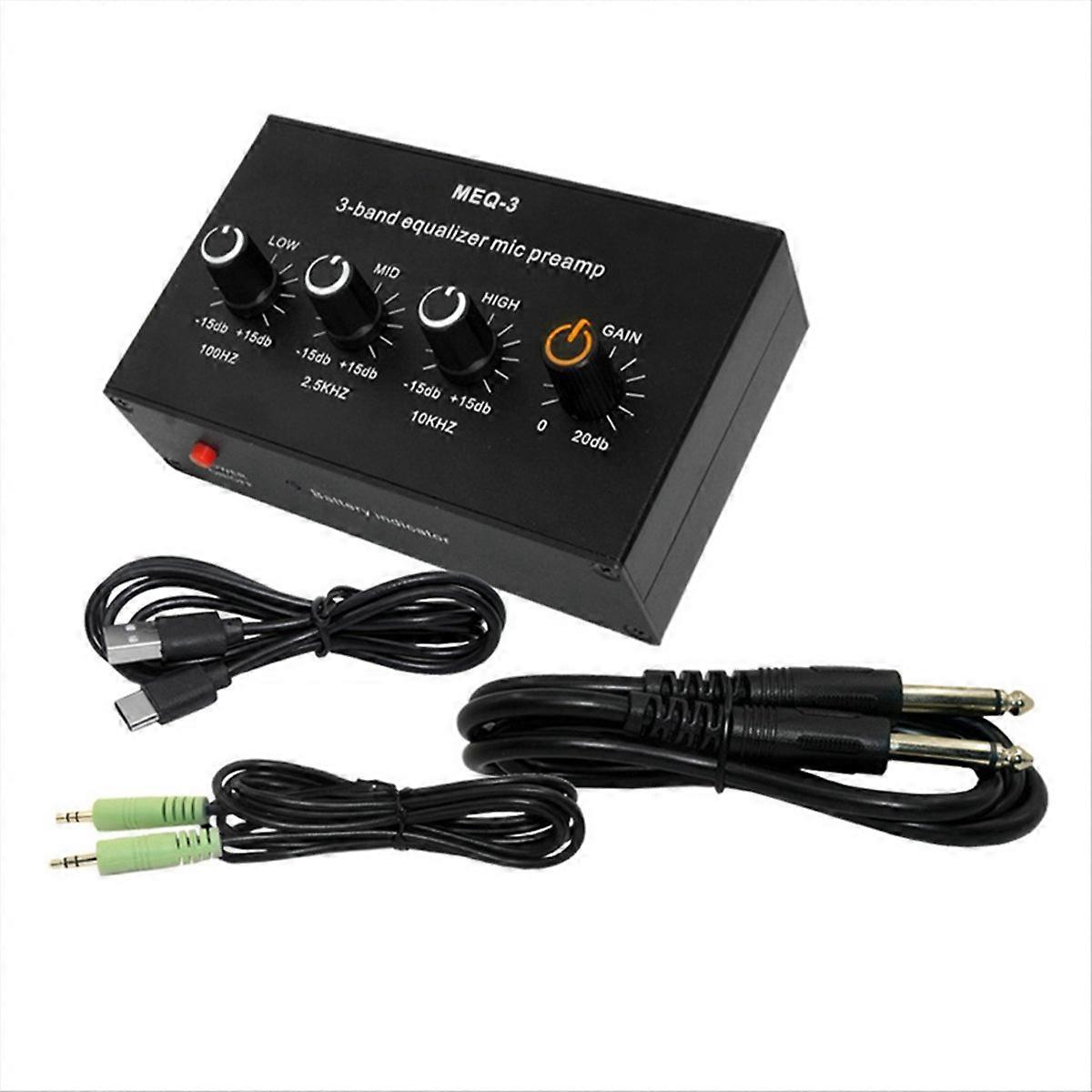 Live Sound Card Amplifier Speaker Dynamic Microphone Amplifier