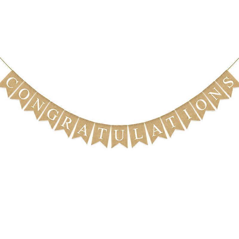 Graduation party decorations: Mermaid flags, string flags, linen swallowtail banners