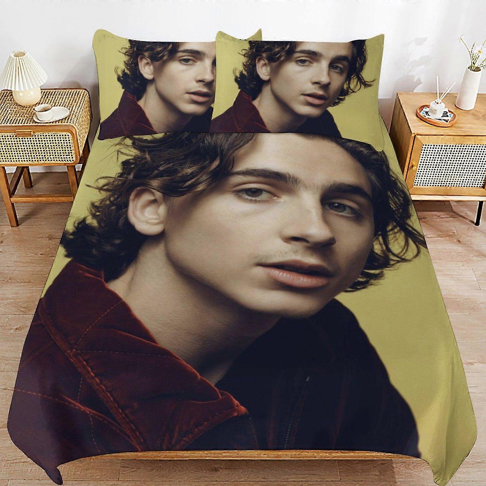 1585XB Timothe Chalamet Warm Sleep Support Easy Handling Soft Build Hotel Grade Structure Duvet Cover Sets Routine KL1585