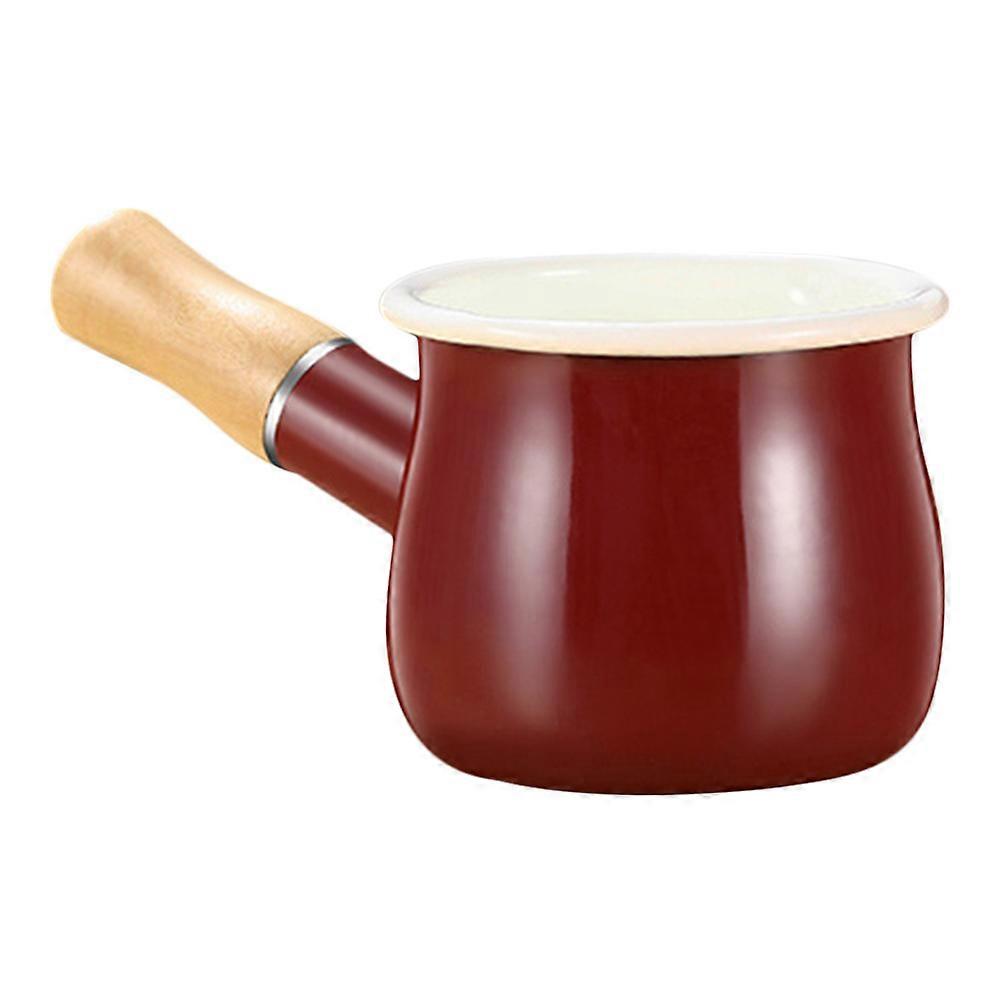 Enamel Creamer Pitcher with Handle Milk Pitcher for Home Use