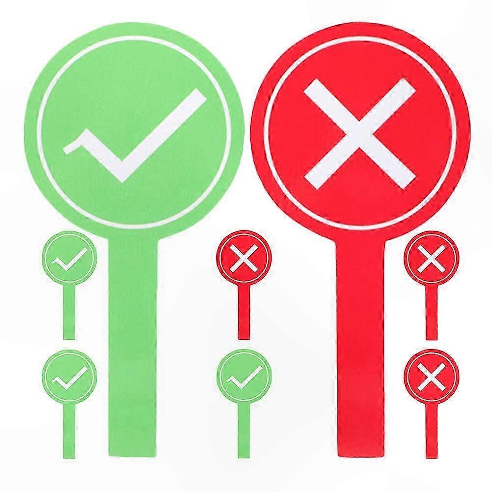 8Pcs True False Game Voting Paddles for Classroom Activities