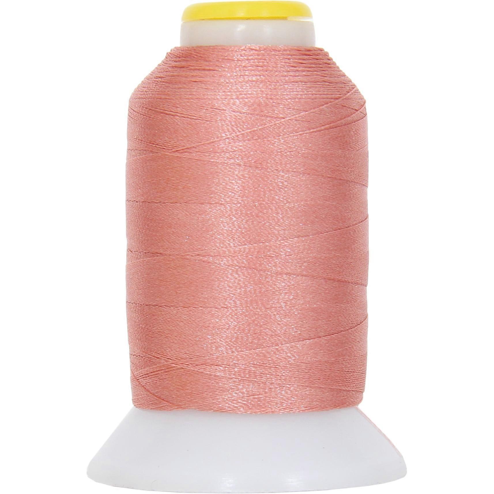 Threadart 60 Weight Micro Embroidery & Bobbin Thread - 1000m Spools - 30 Colors Available - Dk. Peach