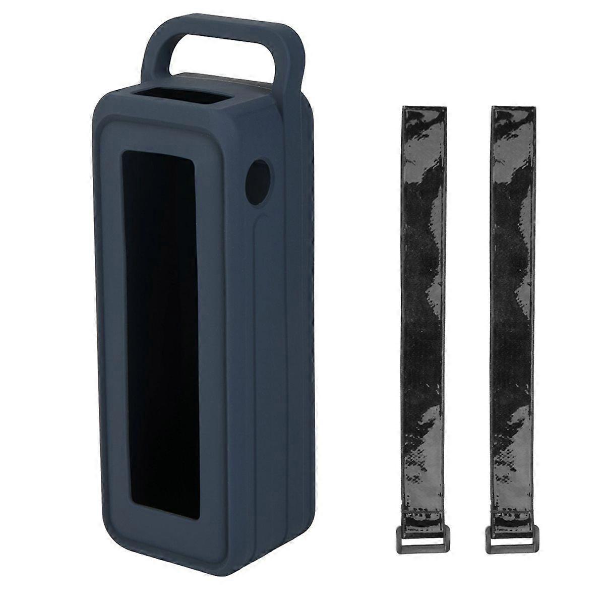 Silicone Case for Prime Power Bank 27,650mAh 250W Portable Protective Case with Handle & Hook Loop Strap Dark Blue