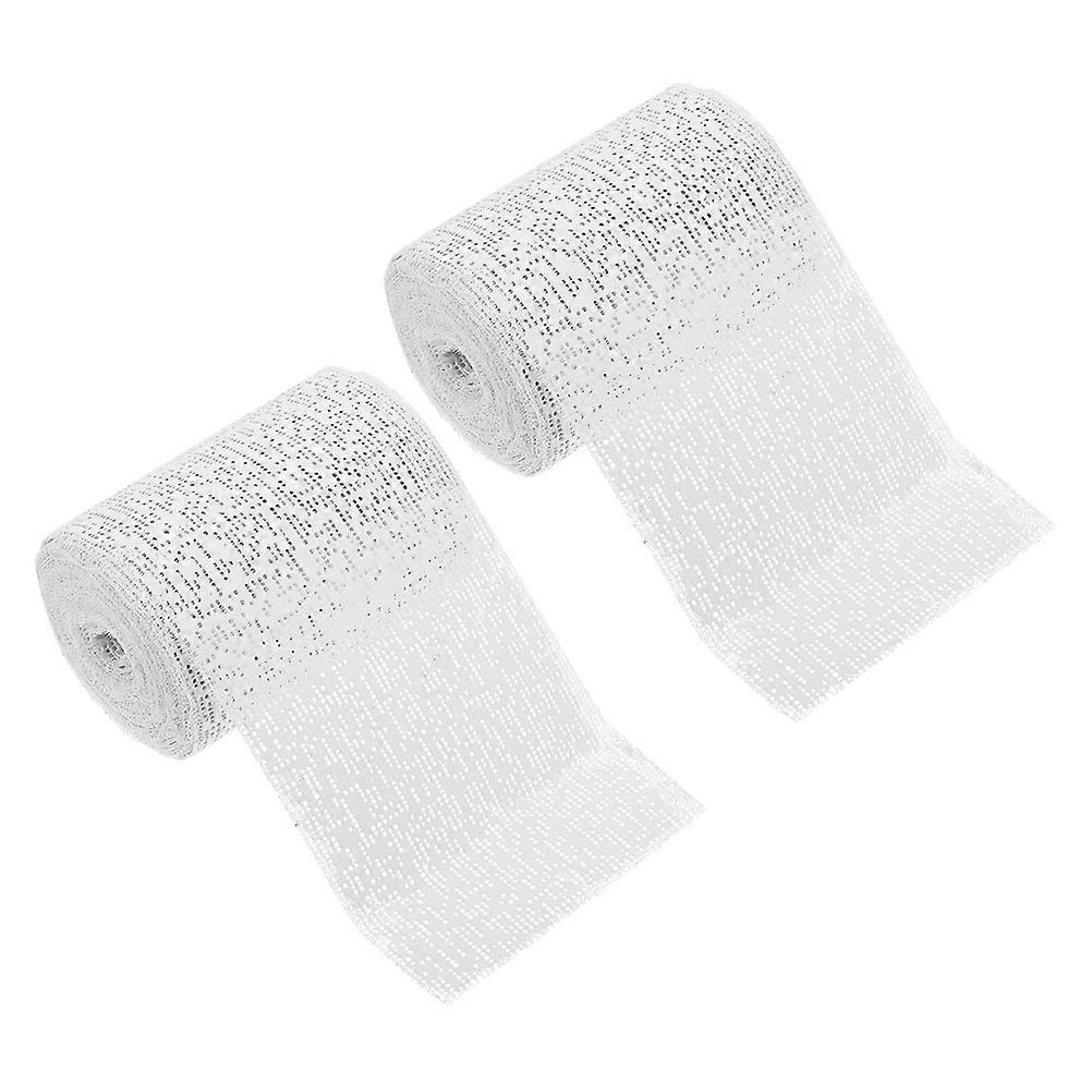 Plaster Gauze for Diy Crafts and Art Projects White Cloth and Plaster Material for Casting 2 Rolls