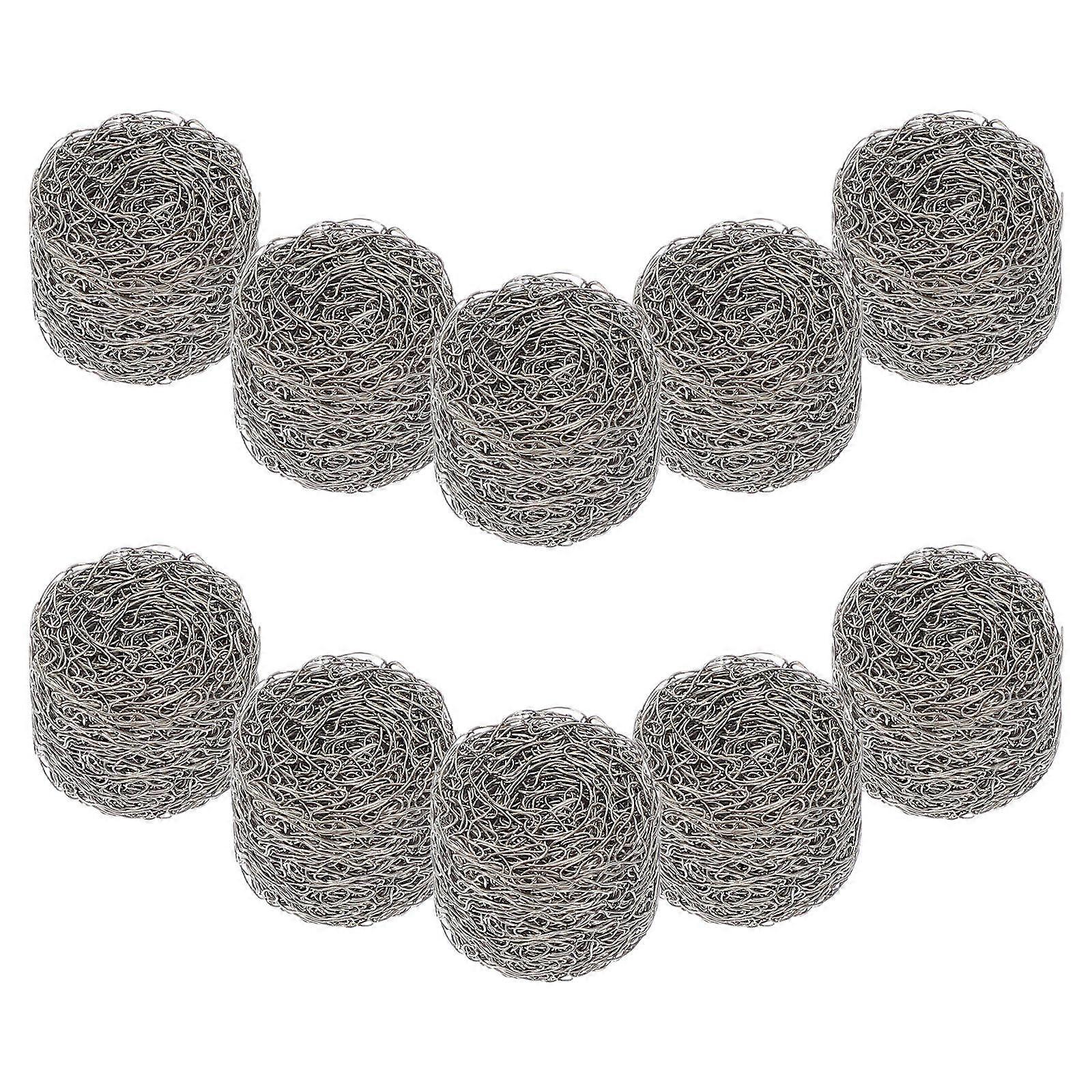 Silver Stainless Foam Lance Filter for Pressure Washer Use 10Pcs